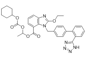 Candesartan Cilexetil CAS 145040-37-5 API-Vermittler C33H34N6O6 der Reinheits-99%