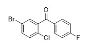(5-Bromo-2-Chlorophenyl) (4-Fluorophenyl) weißes Pulver Methanone 915095-85-1 Reinheits-98%