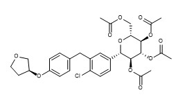 Weißes Pulver C31H35ClO11 Acetoxy Empagliflozin CAS No 915095-99-7 Reinheits-98%