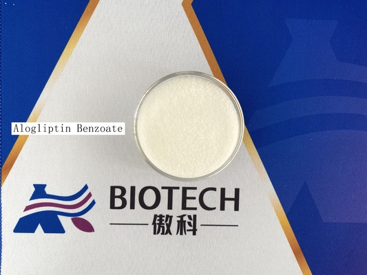 Alogliptin Benzoate CAS Nr. 850649-62-6 Reinheit 99% C25H27N5O4 Weißes oder quasi-weißes kristallines Pulver