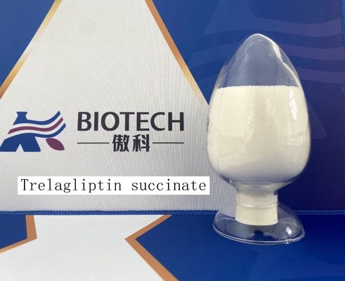 Trelagliptin-Succinat 1029877-94-8 weiß zum Quasiweißen kristallinem pulver C22H26FN5O6