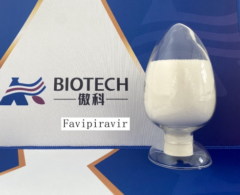Reinheit 99% Favipiravir CAS 259793-96-9 hellgelb zu weißem wie kristallenem Pulver C5H4FN3O2