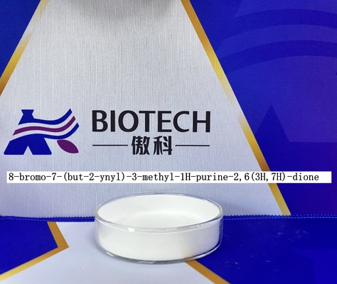 API-Vermittler 8-Bromo-3-methyl-3,7-dihydropurine-2,6-dione CAS No. 93703-24-3 elfenbeinfarbenes Pulver 99%