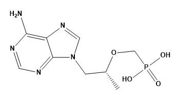 API-Vermittler Tenofovir CAS No. 147127-20-6 weiße kristallene feste Reinheit 98%