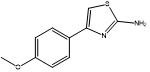 4- ((4-O-Methyl-Phenyl)-1,3-Thiazol-2-Amin CAS-Nr. 2104-04-3 Reinheit 98% Gelbpulver