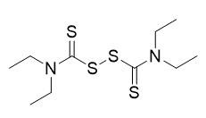 Metallchelat-Chromatographie-Tetraethylthiuram-Disulfid CAS-Nr. 97-77-8 C10H20N2S4 Reinheit 95 %