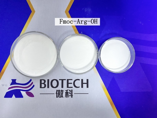 Weißes Pulver Fmoc-Arg-OH-Derivate mit 98% Reinheit CAS-Nr. 91000-69-0 C21H24N4O4