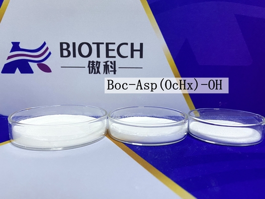 Boc-Asp(OcHx)-OH-Aminosäurederivate CAS-Nr. 73821-95-1 Reinheit 98 % CC15H25NO6