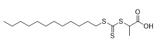 Propansäure CAS No FLOSS Reagens-2 (Dodecylthiocarbonothioylthio). 558484-21-2 C16H30O2S3 97%