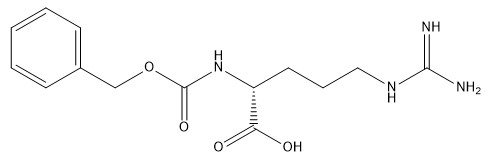 Aminosäure-Ableitungen CAS 6382-93-0 Z-d-Arg-OH- C14H20N4O4 der Reinheits-98% weiß zum fast weißen Pulver