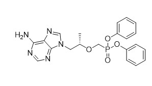 S-Diphenyl 1-6-Amino-9H-Purin-9-Yl-Propan-2-Yl-Oxy-Methyl-Phosphonat für TFA Helle Gelbpulver M.W. 439,41 Reinheit 95%