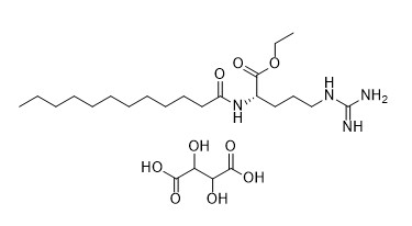 COA gesundes Tartrat C24H46N4O9 der Lebensmittel-Zusatzstoff-N Alpha Lauroyl Arginine Ethyl Ester