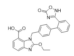 CAS 147403-03-0 Azilsartan weiß zu den elfenbeinfarbenen kristallenen API-Vermittlern der Pulver-Reinheits-99%