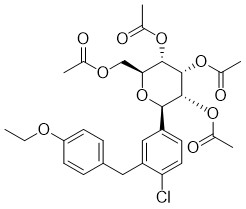 (2R, 3R, 4R, 5S, 6S) - 2 (Acetoxymethyl) - 6 (4-Chloro-3- (4-Ethoxybenz CAS No 461432-25-7 API-Vermittler