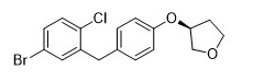 (3S) - 3 [4 [(5-Bromo-2-Chlorophenyl) Methyl] Phenoxy] weißes Pulver der Tetrahydrofuran-Reinheits-98% 	API-Vermittler