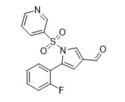 5 (2-Fluorophenyl) - 1 (3-Pyridinylsulfonyl) - 1H-Pyrrole-3-Carboxaldeh CAS 81677-11-8 gelbes Pulver