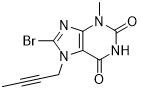 8-Bromo-7- (But-2-Ynyl) - 3-Methyl-1H-Purine-2,6 (3H, 7H) - Dione CAS No. 666816-98-4 weiß zum weg weißen Pulver