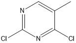 2,4-Dichlor-5-Methylpyrimidin-APIs-Zwischenprodukte CAS 1780-31-0 Reinheit 98 % C5H4Cl2N2