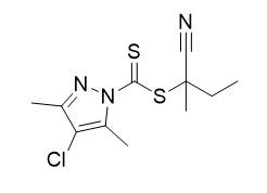 2'-Cyanobutan-2'-yl-4-Chloro-3,5-dimethylpyrazol-1-carbodithioat C11H14ClN3S2 Reinheit 95 %