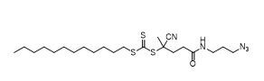 5 ((3-Azidopropyl) Amino-) - 2-cyano-5-oxopentan-2-yl Dodecyl-carbonotrithioate CAS No.	1644536-24-2 C22H39N5OS3