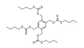 C,​C',​C'',​C''''-​[1,​2,​4,​5-​Benzoltetrayltetrak​is(methylen)​]tetrakis(C-​butylcarbonotrithioat)