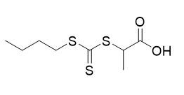 2-(((Butylthio)carbonothioyl)thio)propansäure CAS-Nr. 480436-46-2 C8H14O2S3 Gelbes Pulver