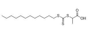 Metallchelat-Chromatographie 2-(Dodecylthiocarbonothioylthio)propansäure CAS-Nr. 558484-21-2 C16H30O2S3 97 %