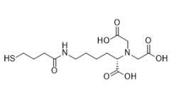 (S)-2,2'-((1-Carboxy-5-(4-Mercaptobutanamido)amyl)Azanediyl)Diazethinsäure CAS-Nr. 538328-49-3 C14H24N2O7S