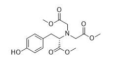 Dimethyl 2,2'-((3-(4-Hydroxyphenyl)-1-O-Methyl-1-Oxopropan-2-Yl)Azanediyl) ((S) -Diacetat C16H21NO7