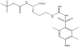 Aminosäurederivate Boc-Arg ((Mtr) -OH CAS. 102185-38-6 Weiß bis Off-weiß Pulver Reinheit 98%