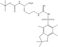 Aminosäurederivate Boc-Arg(Pbf)-OH CAS. 200124-22-7 Reinheit 98 % C24H38N4O7S