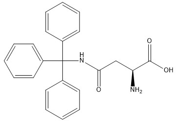 Aminosäurederivate H-Asn(Trt)-OH CAS.132388-58-0 Reinheit 98 % Weißes Pulver C19H18N2O5