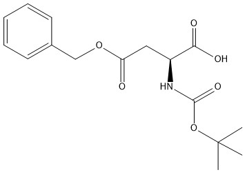 Boc-Asp (OBzl)-OH-Aminosäure-Derivate CAS 7536-58-5 Pulver der Reinheit 98% C16H21NO6