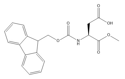Aminosäure-Ableitungen CAS No der Reinheits-98% .145038-52-4 Fmoc-Asp-OMe C20H19NO6