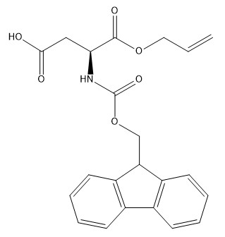 Reinheit 98% Aminosäurederivate CAS Nr. 144120-53-6 Fmoc-Asp-OAll C22H21NO6 Weißes Pulver