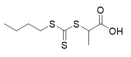 Thio) Propansäure CAS No FLOSS Reagens 2 ((carbonothioyl (Butylthio)). 480436-46-2 gelbes Pulver C8H14O2S3