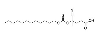 4-Cyano-4-dodecylsulfanylcarbothioylsulfanylpentanoic saurer CAS No. 870196-80-8 C19H33NO2S3 weg weiß Körper gelb färben