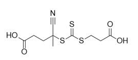 gelbes Pulver 4 ((((2-Carboxyethyl) Thio) Thio) - 4-Cyanopentanoic saures CAS 2055041-03-5 C10H13NO4S3 Carbonothioyl)