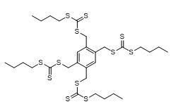 C, C, C“, c-''' - [1, 2, 4, 5-Benzenetetrayltetrak ist (Methylen)] Tetrakis (C-Butyl-Carbonotrithioate)