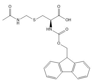 Aminosäure-Ableitungen CAS 86060-81-3 Fmoc-Cys (Acm) - OH- C21H22N2O5S der Reinheits-98%