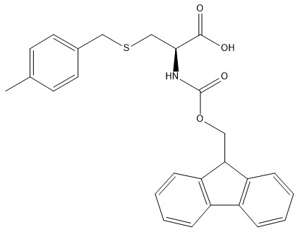 Aminosäure-Ableitungen CAS 136050-67-4 Fmoc-Cys (4-MeBzl) - OH- C26H25NO4S der Reinheits-98%