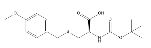 98% Aminosäure-Ableitungen CAS 18942-46-6 Boc-Cys (PMeOBzl) - weißes Pulver OH- C16H23NO5S