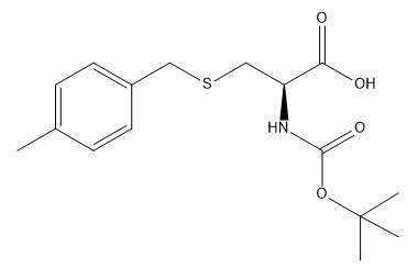 Aminosäure-Ableitungen CAS 61925-77-7 Boc-Cys (Mbzl) - OH- der Reinheits-98% weiß zum weg weißen Pulver C16H23NO4S