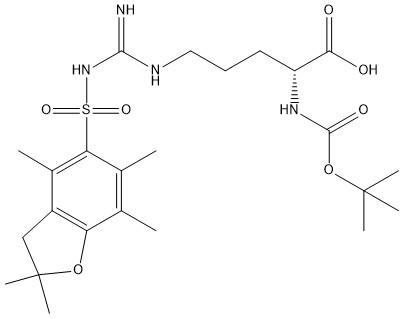 Aminosäure-Ableitungen CAS No der Reinheits-98% 186698-61-3 Boc-D-Arg (Pbf) - OH- C24H38N4O7S
