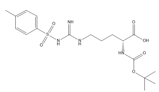 Aminosäure-Ableitungen CAS 61315-61-5 Boc-D-Arg (Tos) - OH- C18H28N4O6S der Reinheits-98%