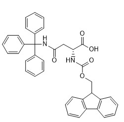 Aminosäure-Ableitungen CAS 180570-71-2 Fmoc-D-Asn (Trt) - OH- C38H32N2O5 der Reinheits-98%