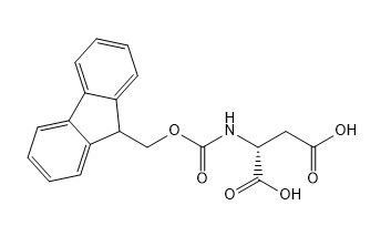 Aminosäure-Ableitungen CAS No der Reinheits-98%. 136083-57-3 Fmoc-d-Asp-OH- C19H17NO6