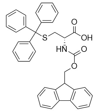 98% Aminosäure-Ableitungen CAS No. 167015-11-4 Fmoc-D-Cys (Trt) - OH- C37H31NO4S
