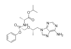 API-Vermittler-Reinheit 95% Blocky weißes kristallenes Tenofovir Alafenamide Impurity9 Cas No 2053424-82-9
