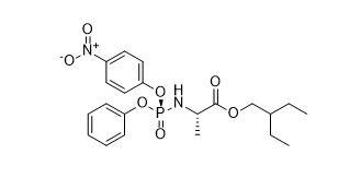 N-[(S) - ((4-Nitrophenoxy) phenoxyphosphinyl]-L-Alanin 2-Ethylbutyl Ester 1354823-36-1 Gelb bis Off-weiß Pulver 95%
